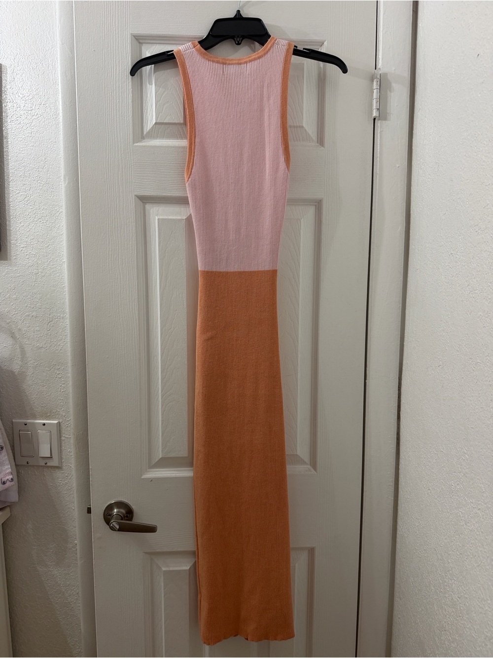 Petal & Pup Pink and Peach Cutout Maxi Dress - Picture 2 of 4